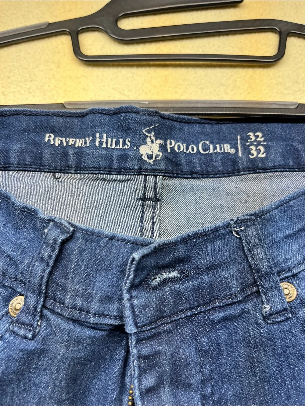 Beverly Hills Polo Club Men's Dark Blue Straight Jeans